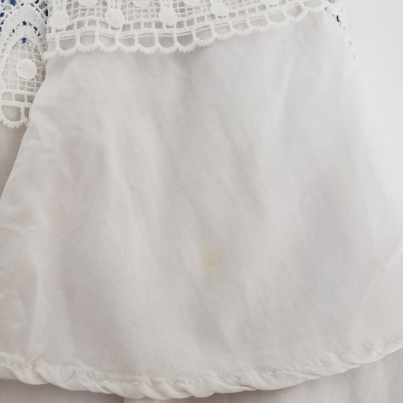 UNIQUE Spectrum Cold Should Bell Sleeve Top M VGUC - Picture 11 of 13